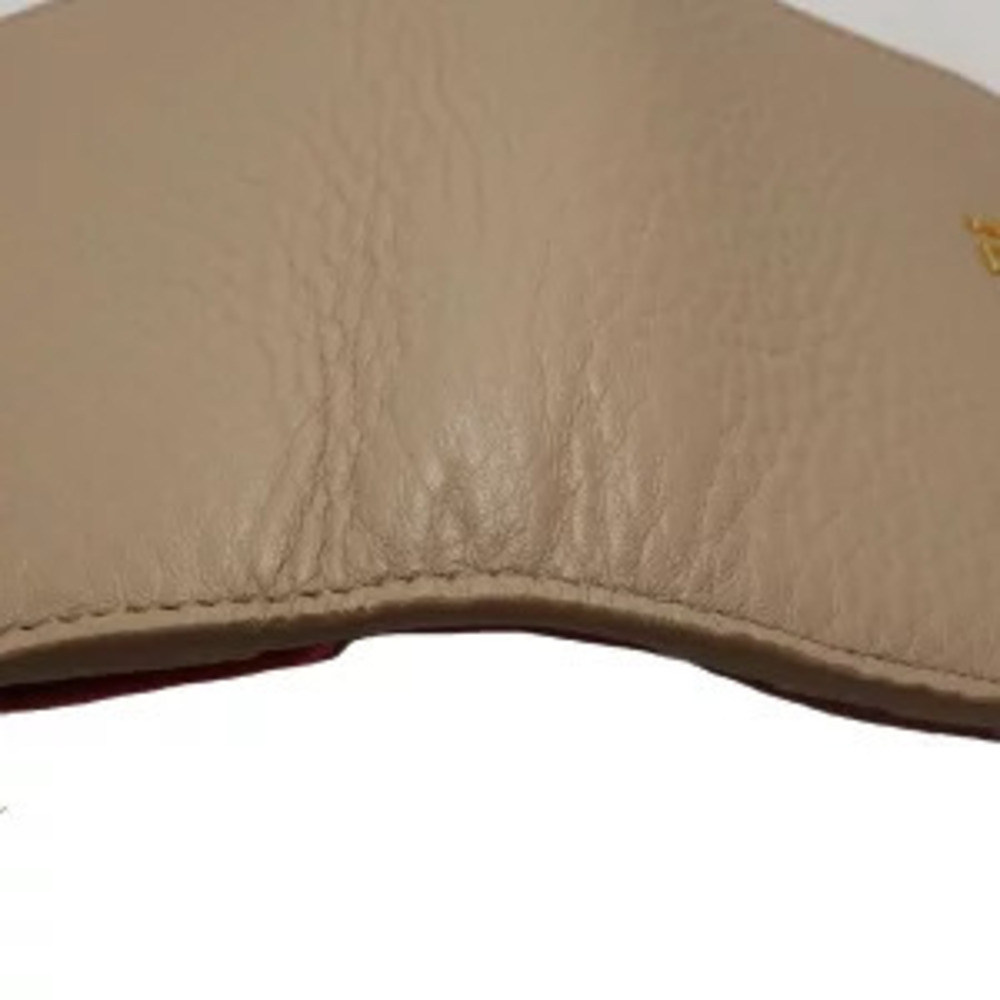 Prada compact bi fold wallet CAMMEO beige - Picture 5 of 8